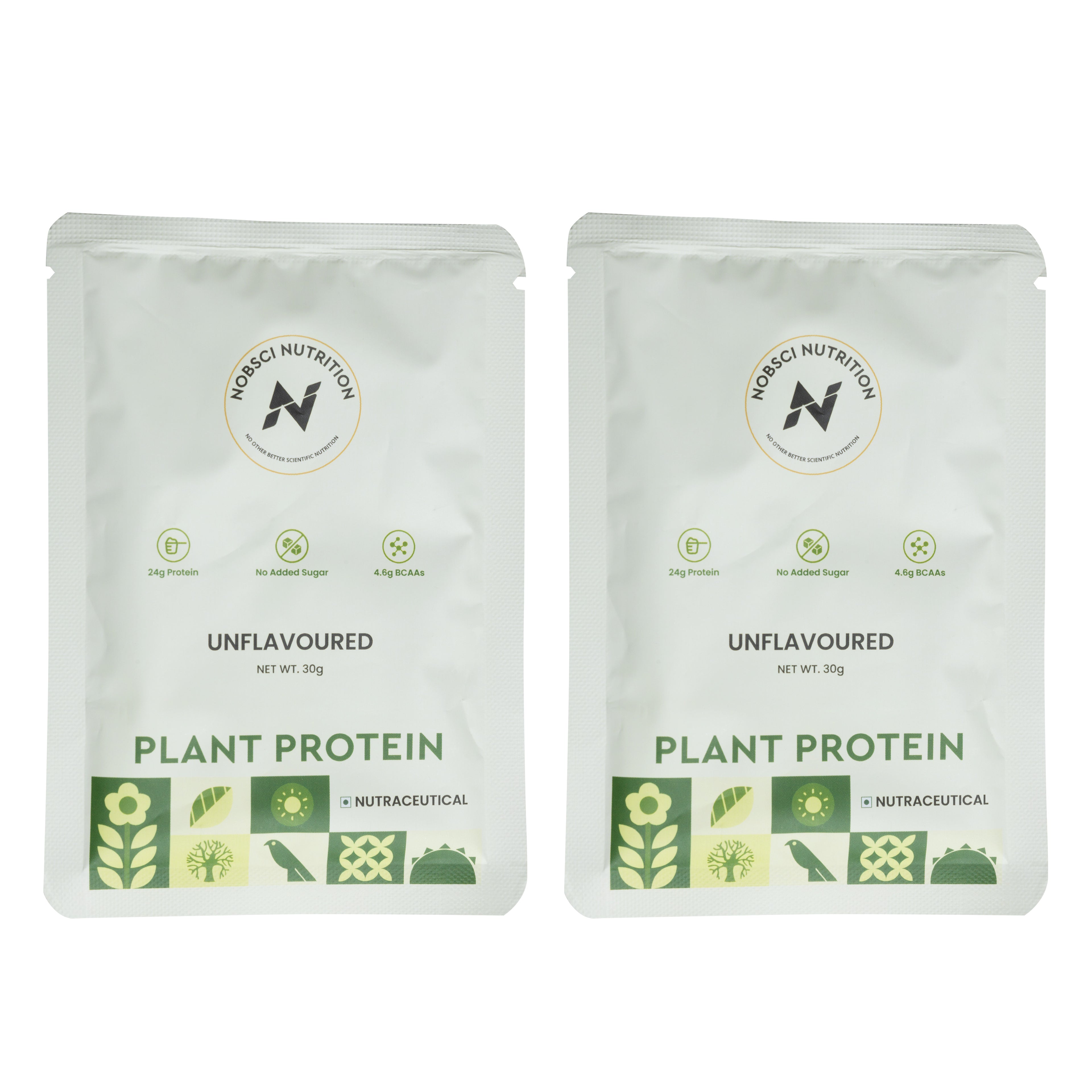 Plant Protein - Unflavoured Sachets Pack of 6