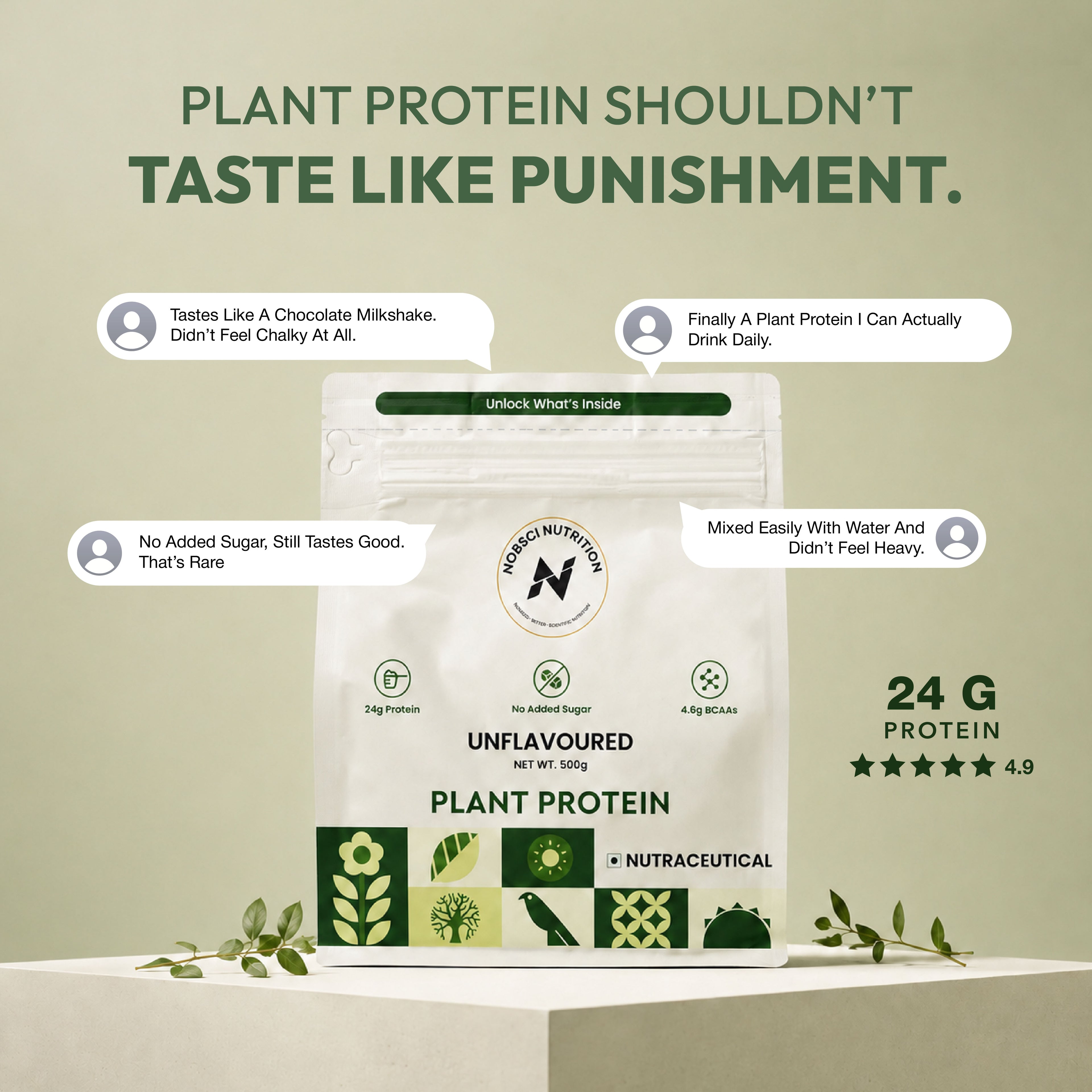 Plant Protein - Unflavoured Pack